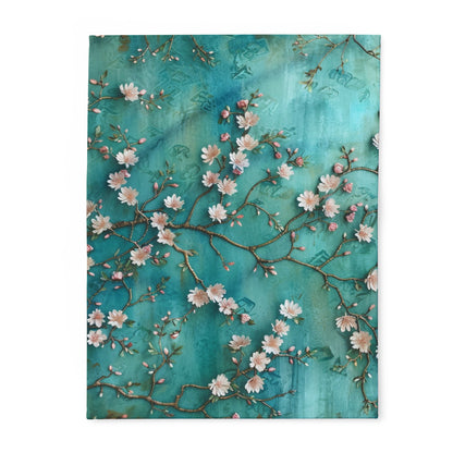 Floral Arctic Fleece Blanket - UK, EU