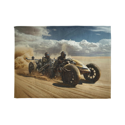 Steampunk Racer #3 - Soft Polyester Blanket
