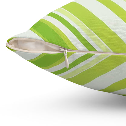 Fresh Mint - Spun Polyester Square Pillow - USA