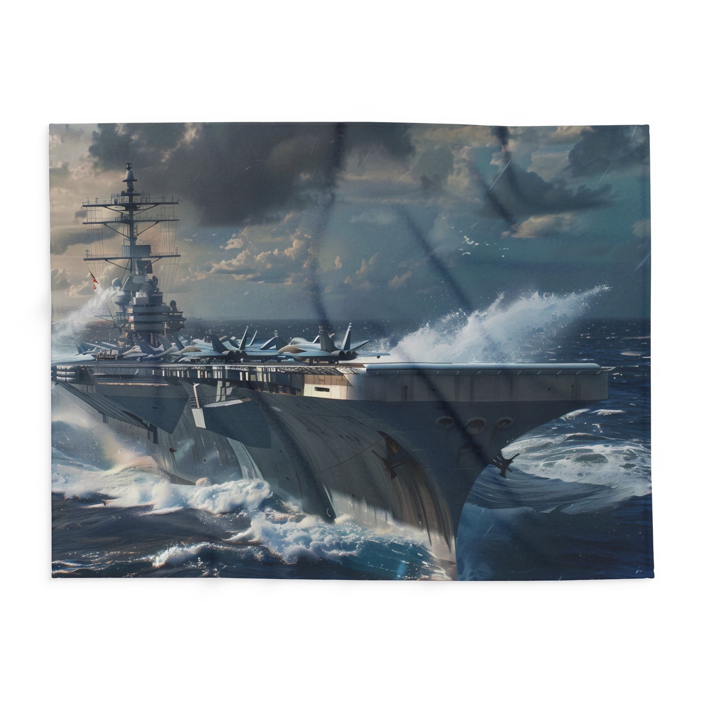Aircraft Carrier 1 Arctic Fleece Blanket- UK