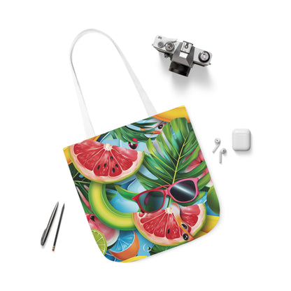 Summertime #3 - Polyester Canvas Tote Bag (AOP)