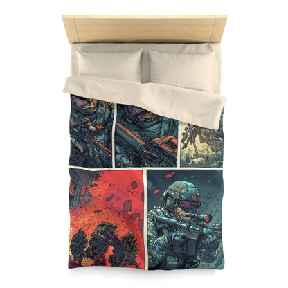 Navy SEALS Comic Book Cover - Microfiber Duvet Cover USA and UK