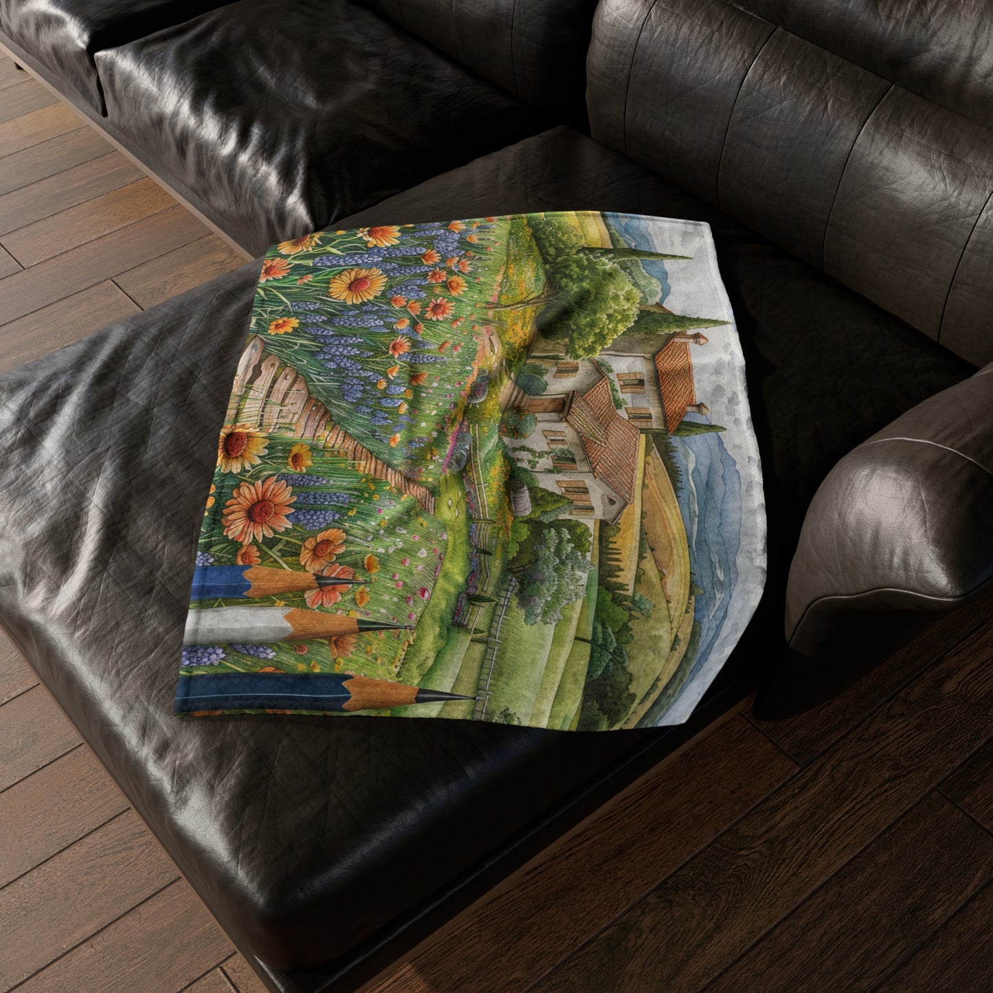 Countryside Beauty #1 - Soft Polyester Blanket