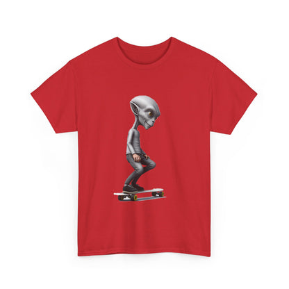 Alien Skater - Unisex Heavy Cotton Tee - USA