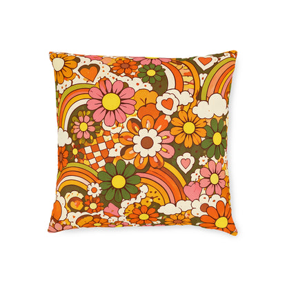 1970s Flashback 2 Square Cushion - UK