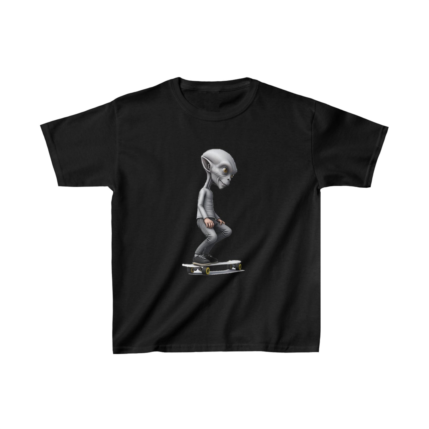 Alien Skater - Kids Heavy Cotton Tee - USA