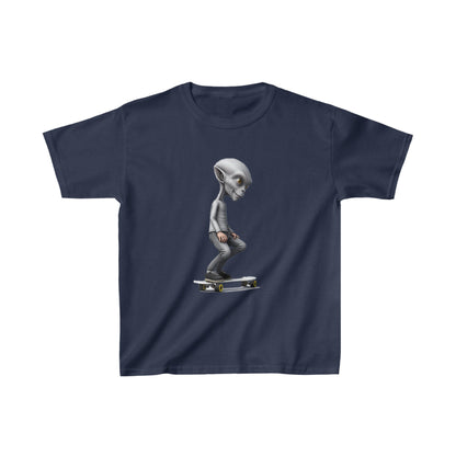 Alien Skater - Kids Heavy Cotton Tee - USA