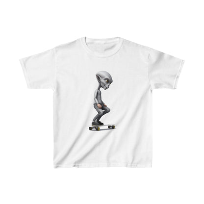 Alien Skater - Kids Heavy Cotton Tee - USA
