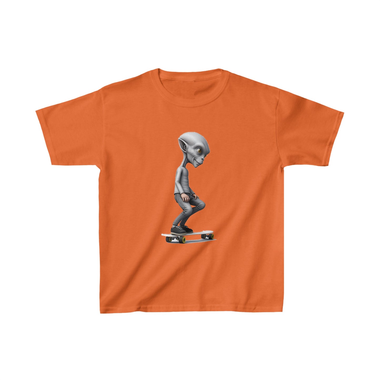 Alien Skater - Kids Heavy Cotton Tee - USA