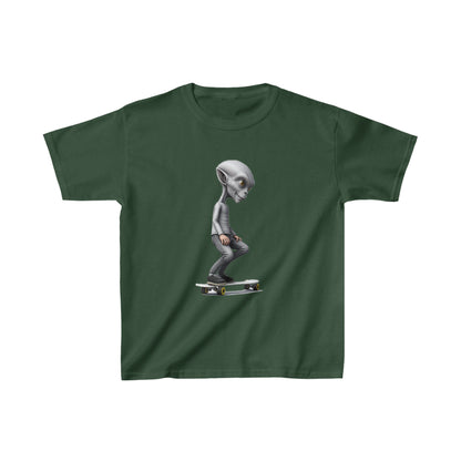 Alien Skater - Kids Heavy Cotton Tee - USA