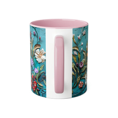 Wild Flowers Accent Mugs, 11oz - Canada Only