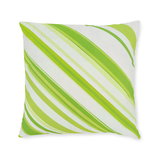 Sweet Apple Stripes - Square Pillow - UK