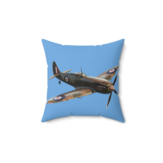 Spitfire - Spun Polyester Square Pillow - USA