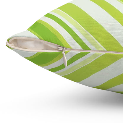 Fresh Mint - Spun Polyester Square Pillow - USA