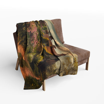 English Springtime 2 Arctic Fleece Blanket - UK, USA