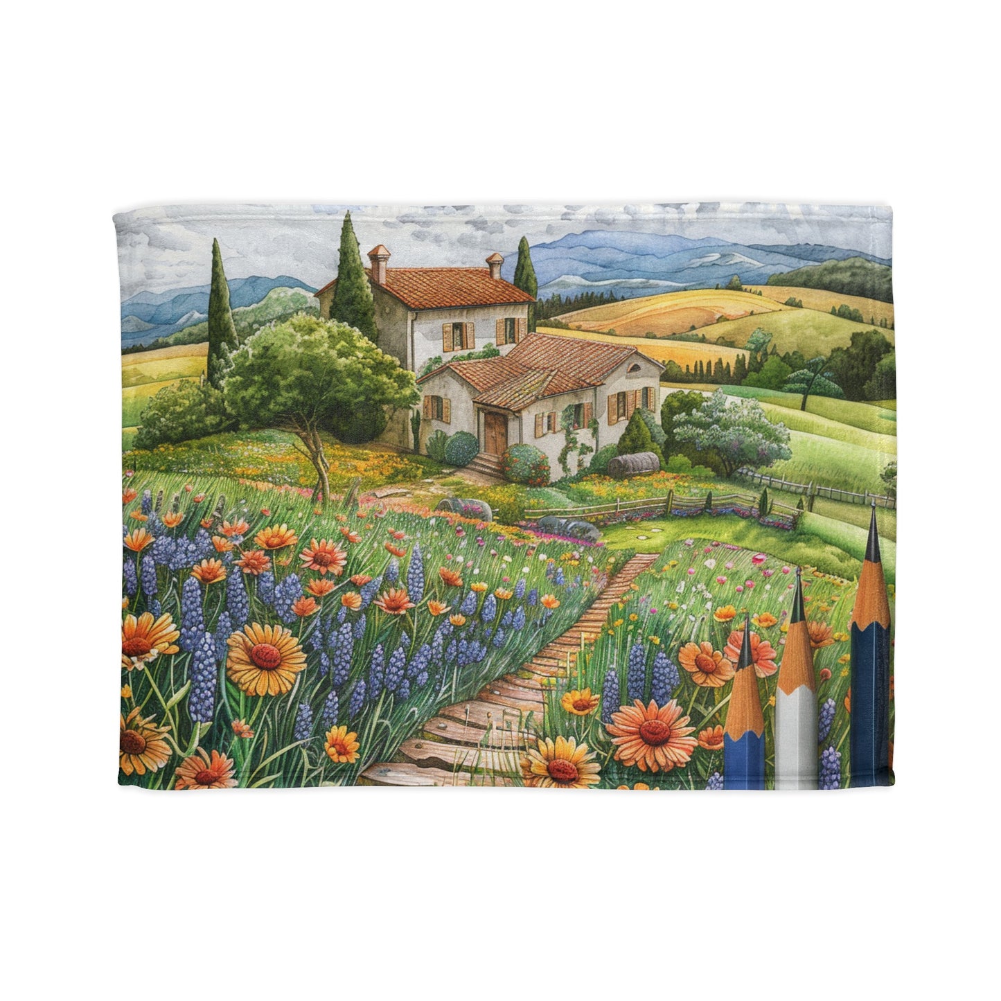 Countryside Beauty #1 - Soft Polyester Blanket