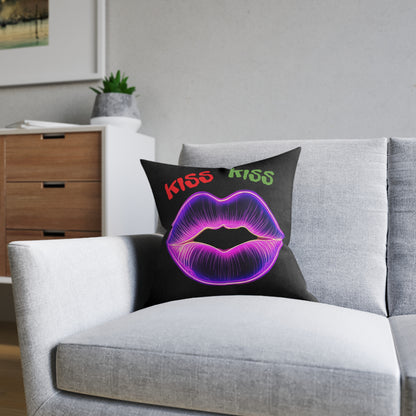 KISS KISS  - Square Pillow - UK