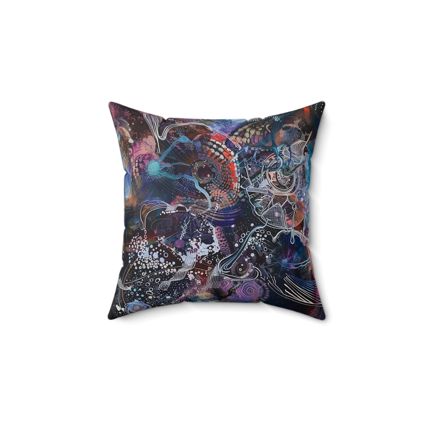 Chaos - Spun Polyester Square Pillow - USA