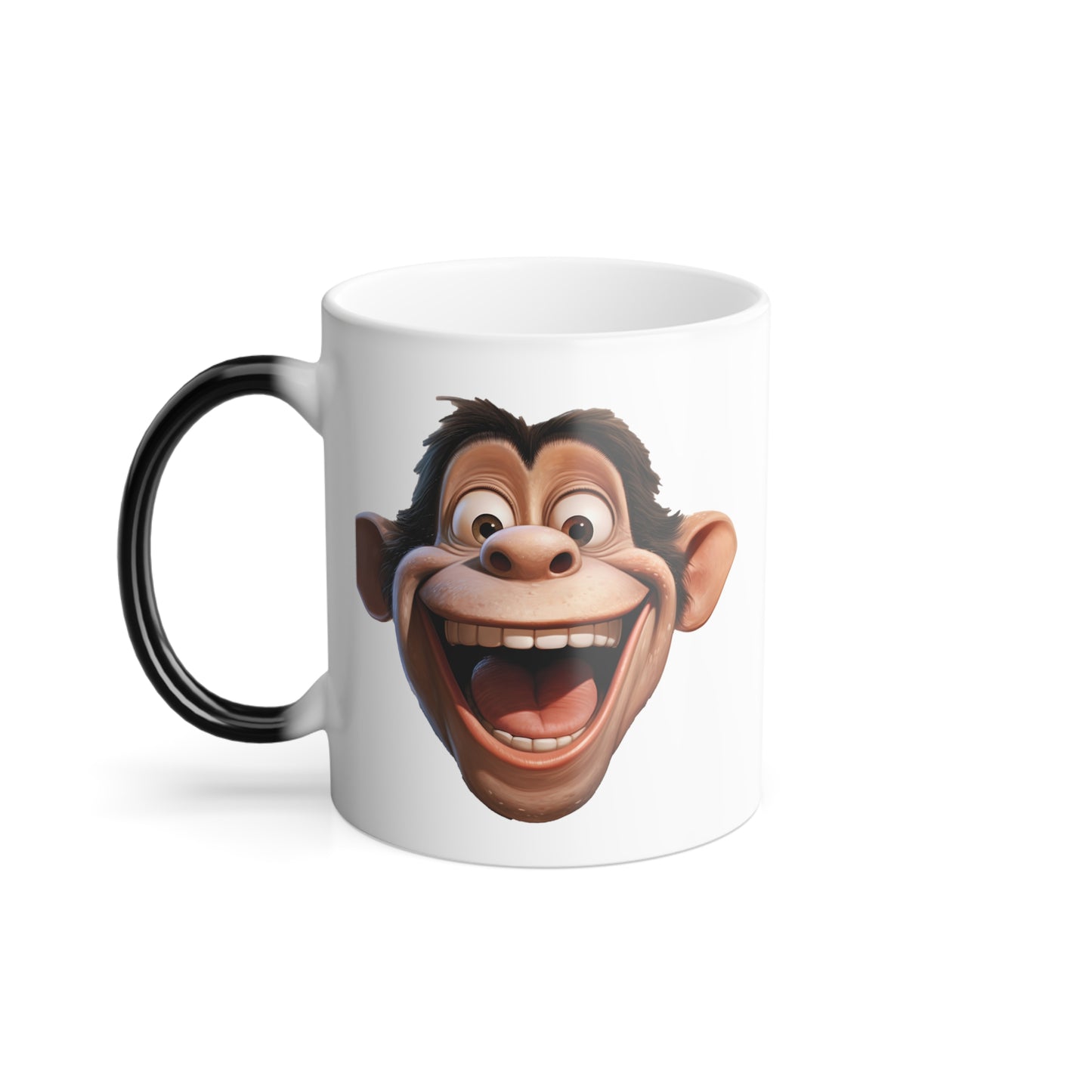 Chimp Morphing Mug, 11oz - NOT UK