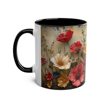 **Pressed Wild Flowers #2 - Coffee Mug 11oz  UK
