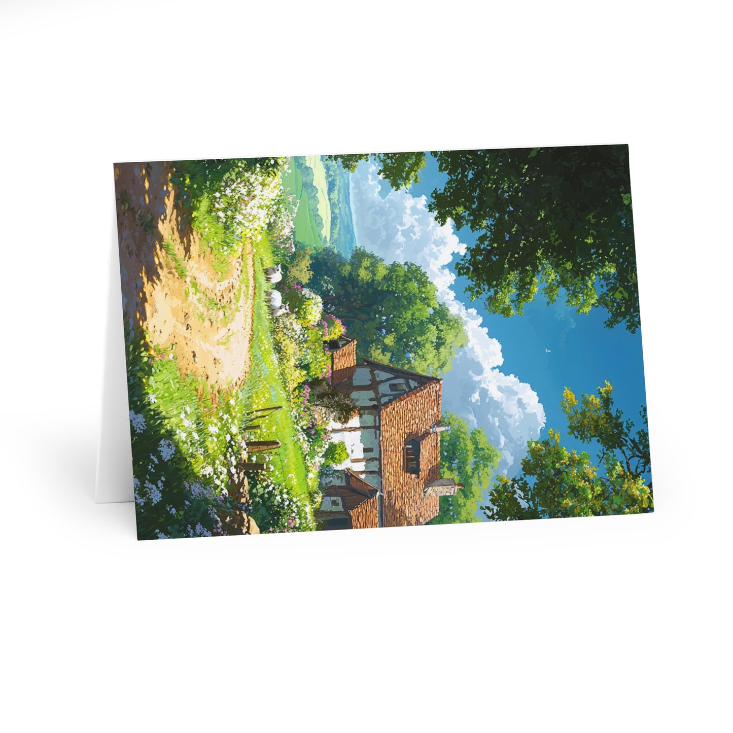 Country Views 4 - Blank Card (5 Pack) UK