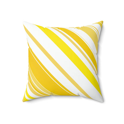 Lemon Sherbet - Spun Polyester Square Pillow - USA