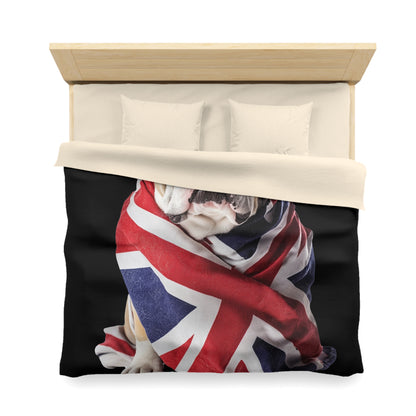 British Bulldog - Microfiber Duvet Cover USA and UK