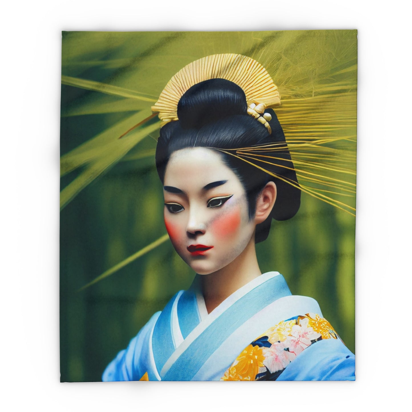 Geisha #4 Arctic Fleece Blanket