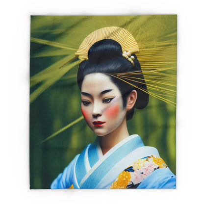 Geisha #4 Arctic Fleece Blanket