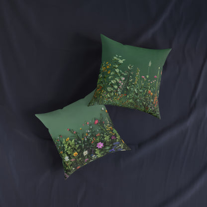 Wild Meadow 1 - Square Pillow -UK