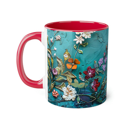 Wild Flowers Accent Mugs, 11oz - Canada Only