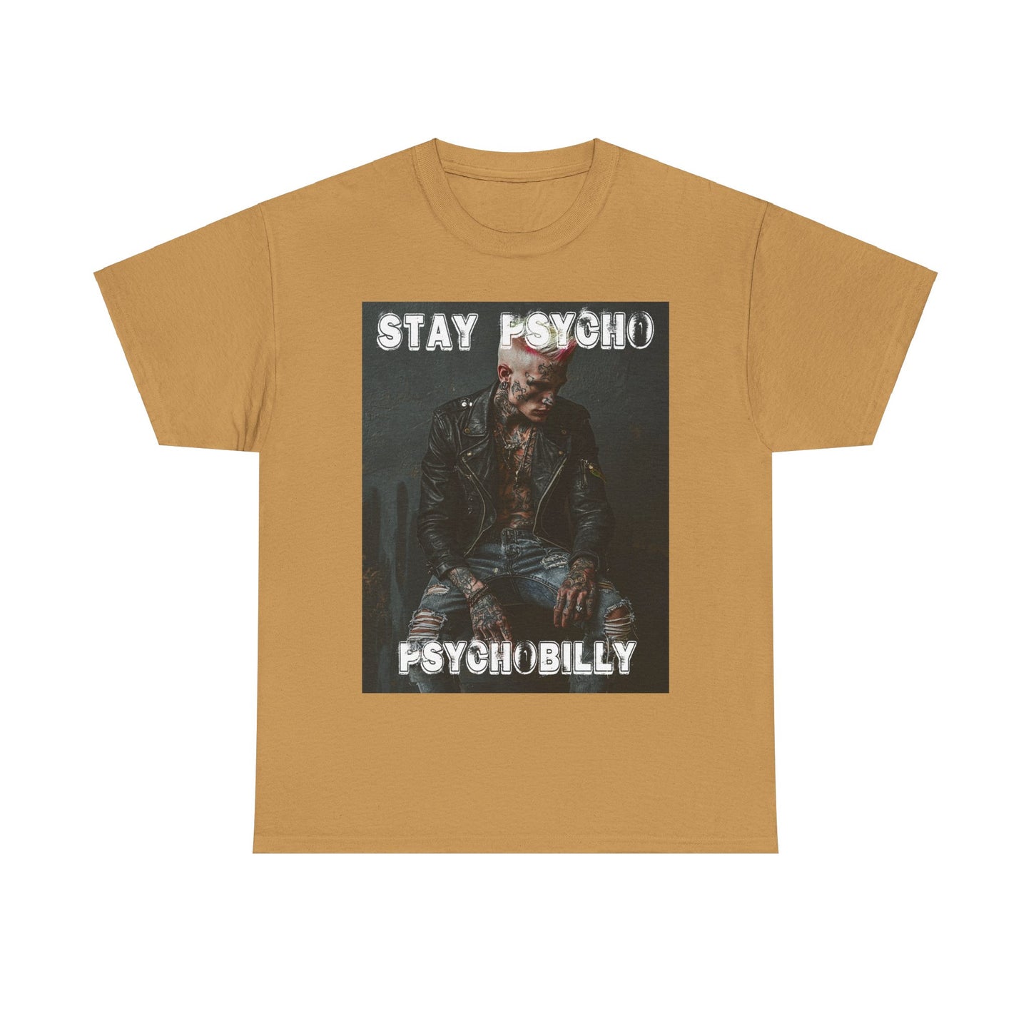 Psycho 1 - Unisex Heavy Cotton Tee - UK