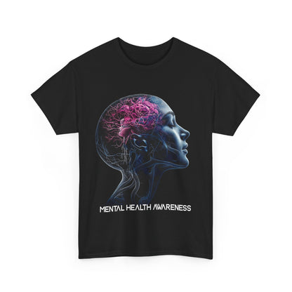 Mental Health Awareness - Unisex Heavy Cotton Tee UK