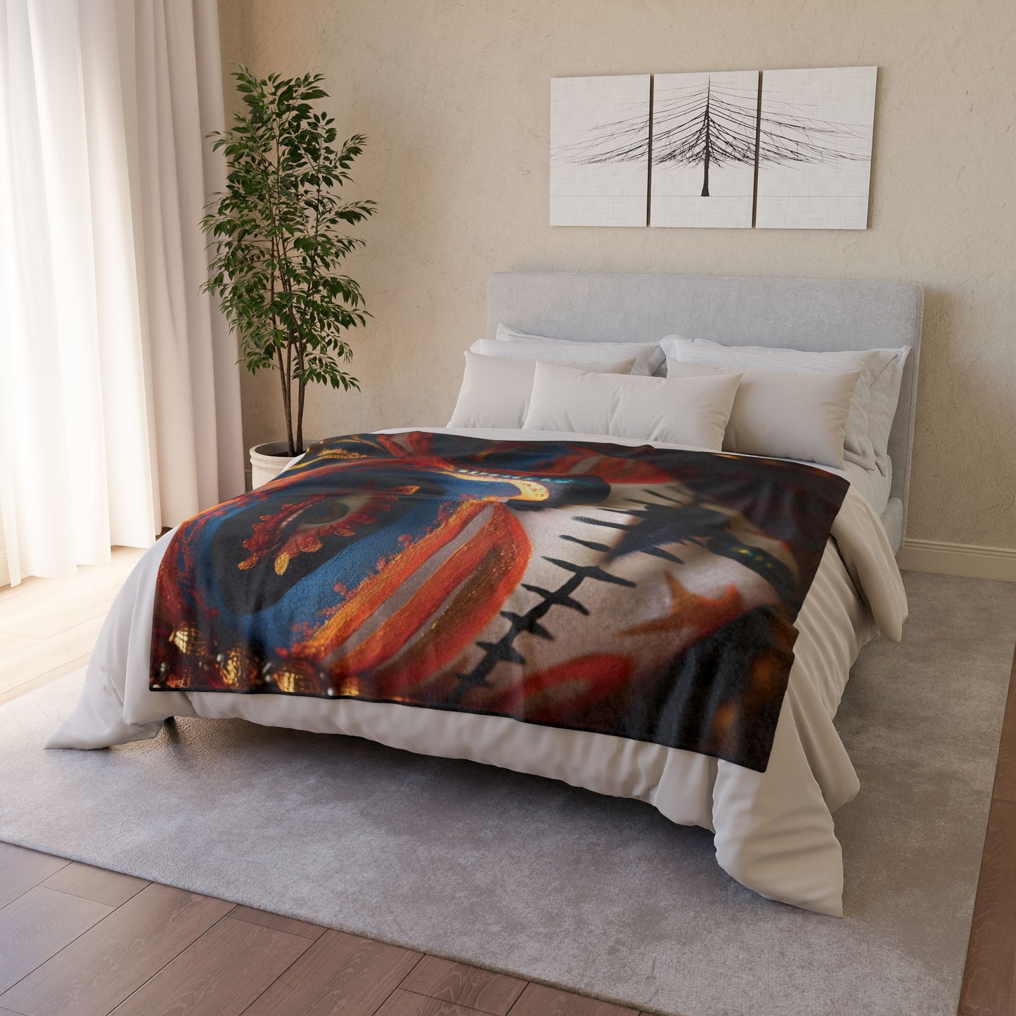 Day of The Dead 3 - Soft Polyester Blanket UK