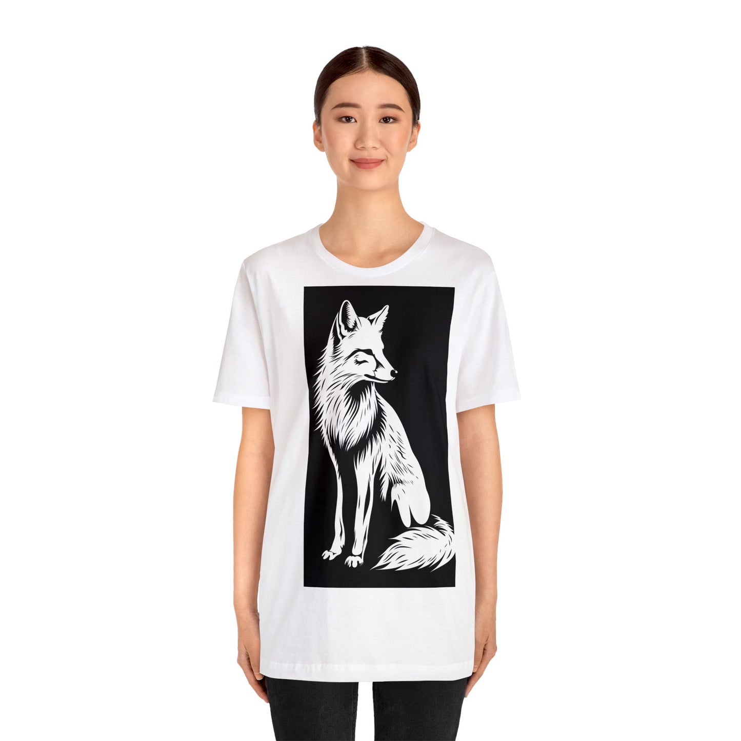 Fox Silhouette Unisex Jersey Short Sleeve Tee