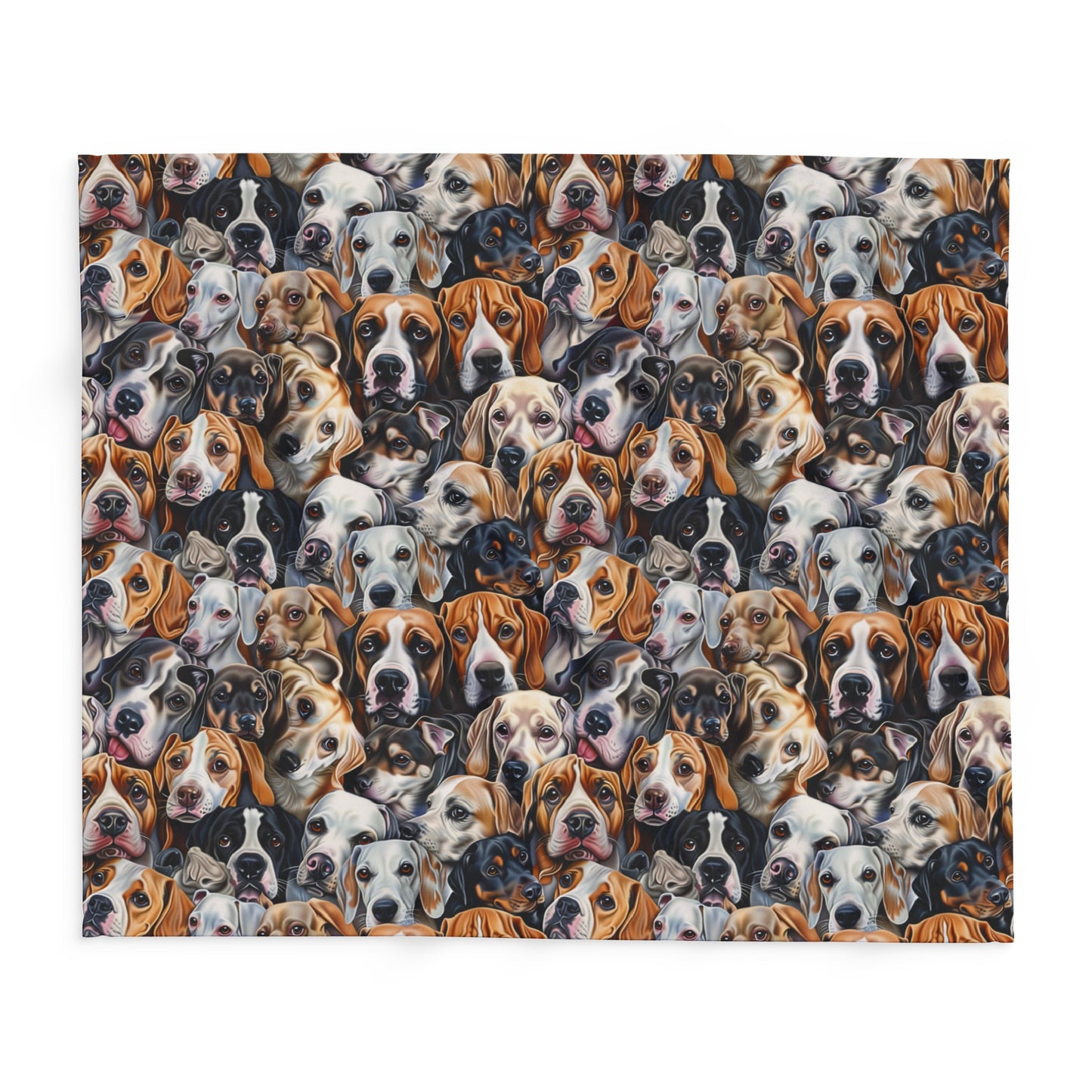 Dog Collage #1 Arctic Fleece Blanket - USA