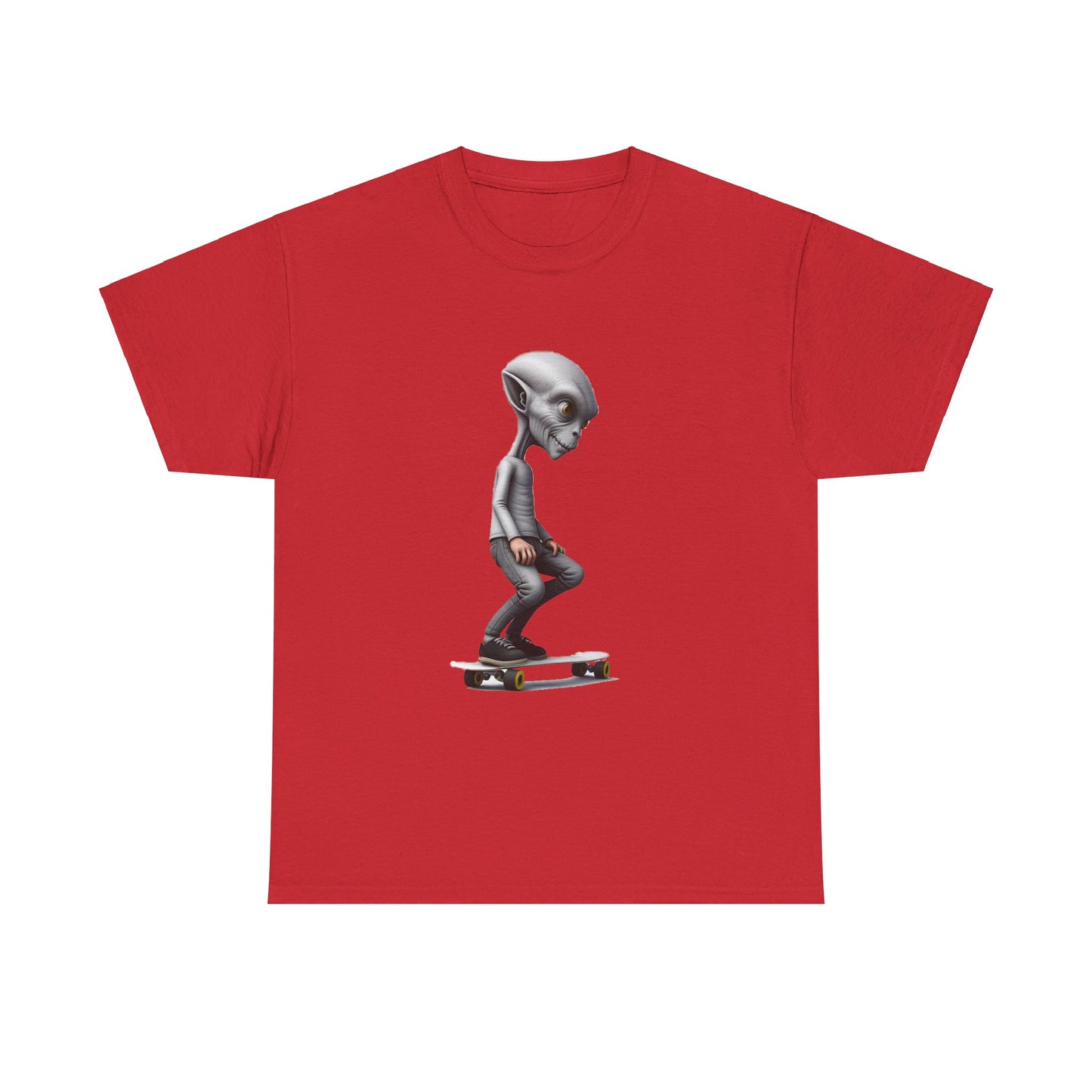 Alien Skater - Unisex Heavy Cotton Tee - USA