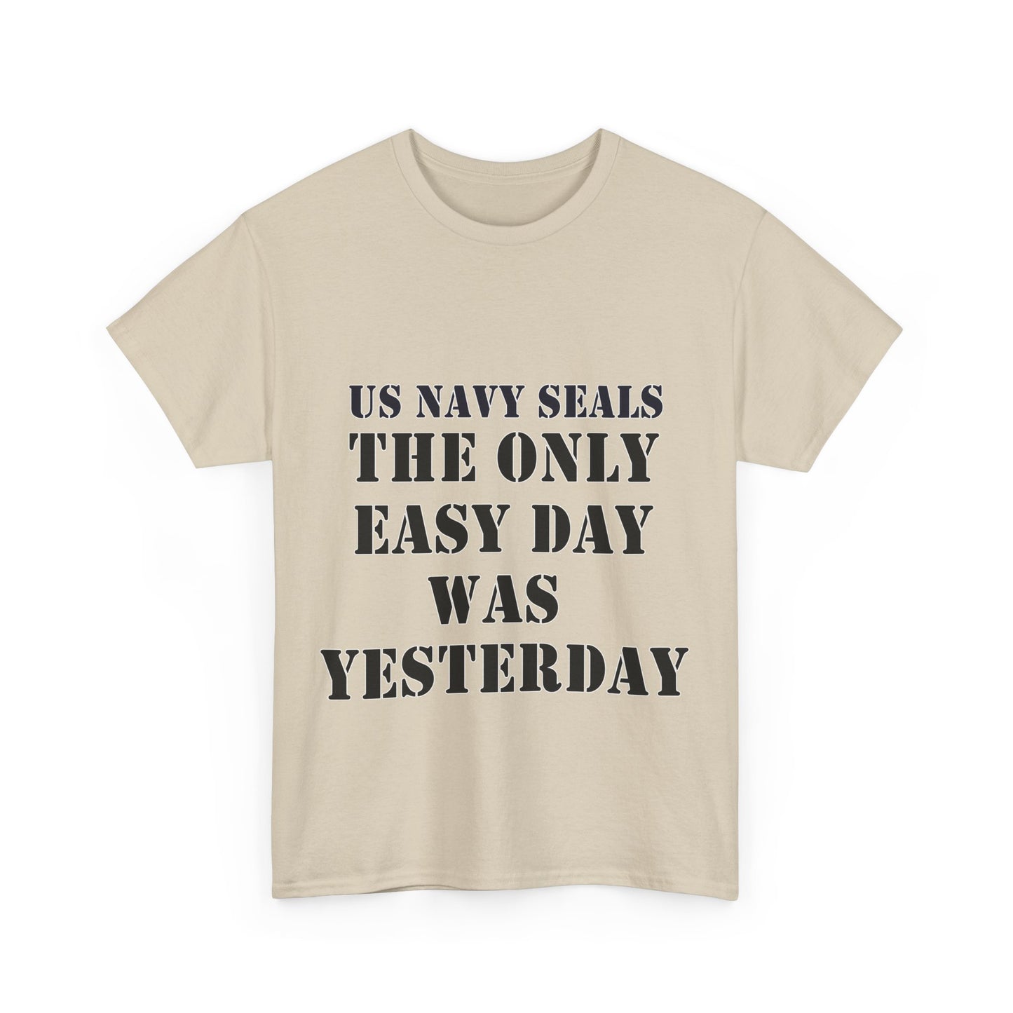 US Navy Seals Motivational Tee - Unisex Heavy Cotton Tee for Veterans and Supporters UK