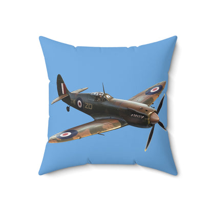 Spitfire - Spun Polyester Square Pillow - USA