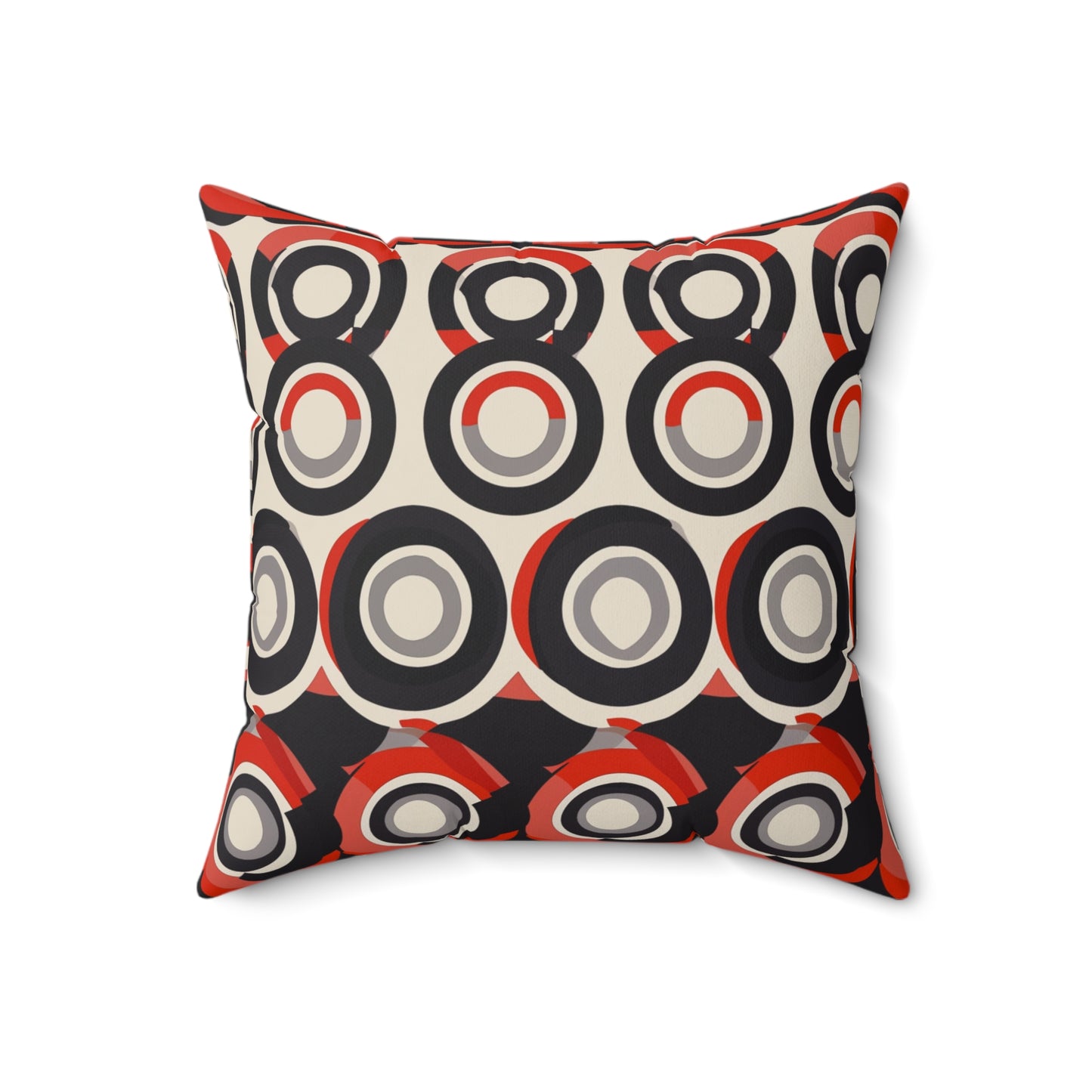 1960's America #3 Spun Polyester Square Pillow - USA