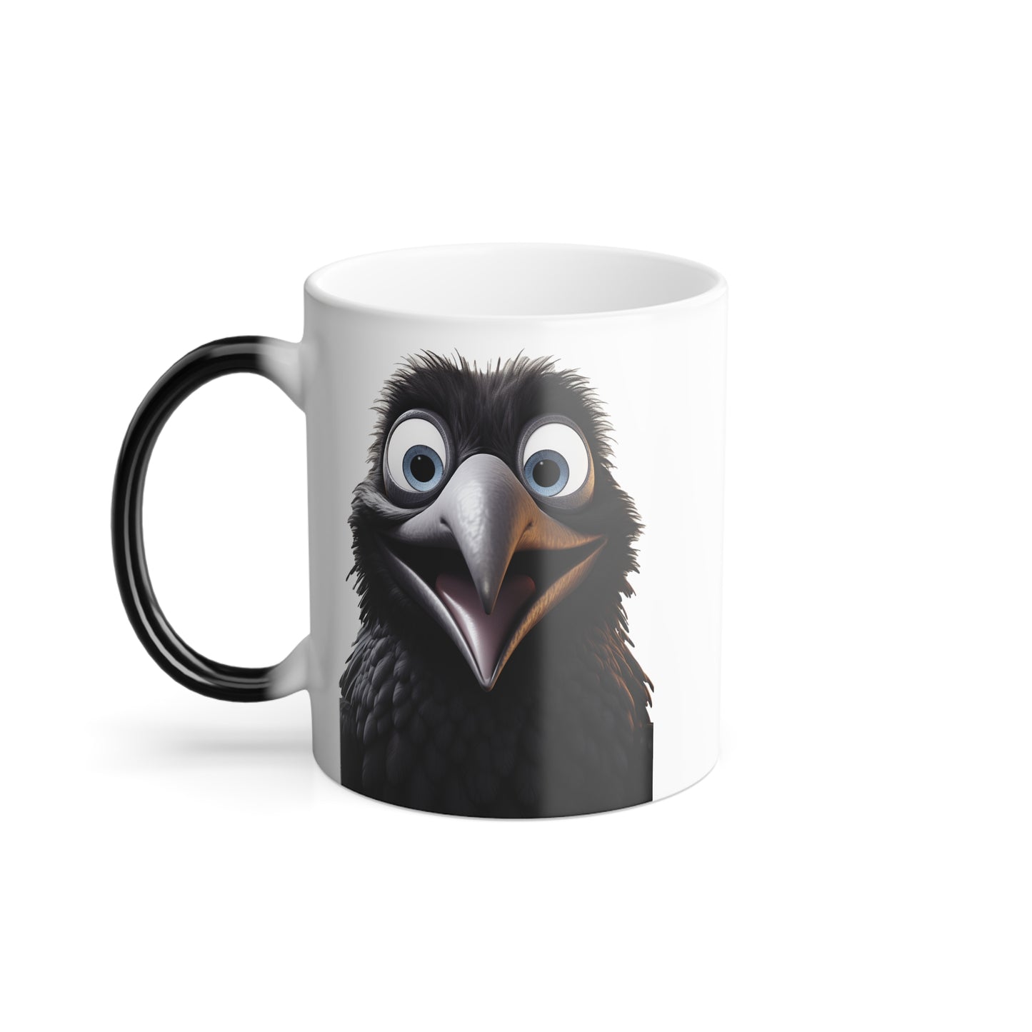 Crow Morphing Mug, 11oz - NOT UK