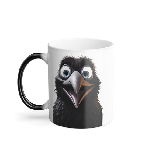 Crow Morphing Mug, 11oz - NOT UK