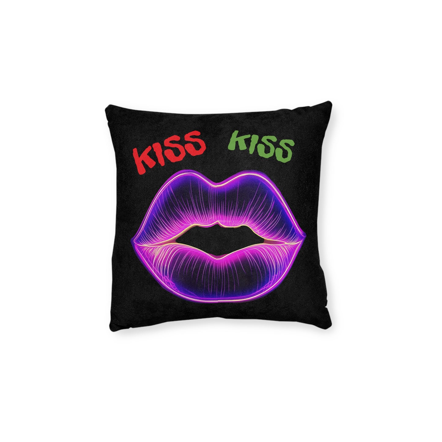 KISS KISS  - Square Pillow - UK