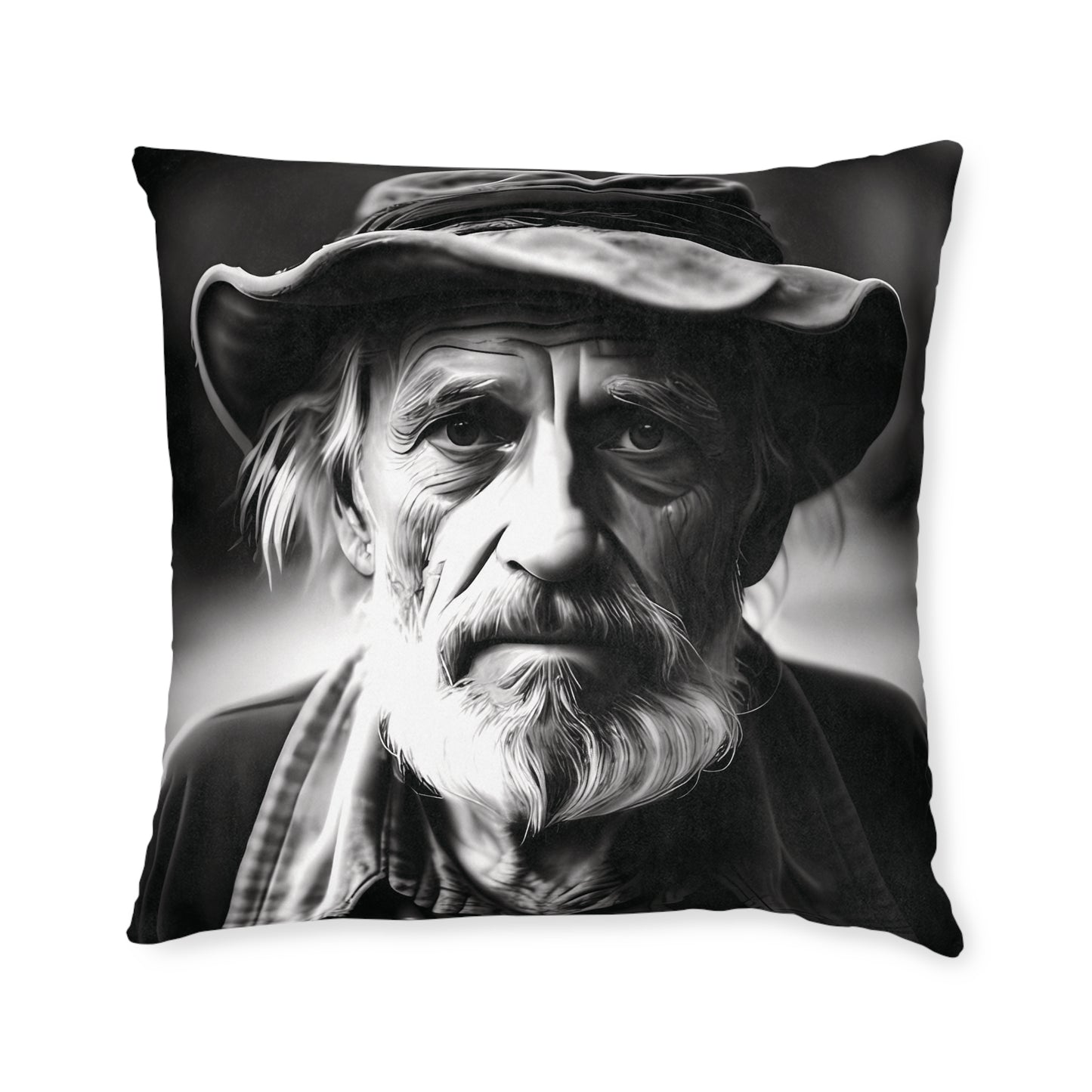 Old Man - Square Pillow - UK