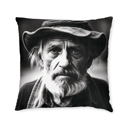 Old Man - Square Pillow - UK