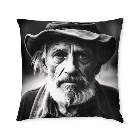 Old Man - Square Pillow - UK