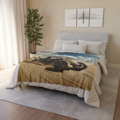 Steampunk Racer #3 - Soft Polyester Blanket