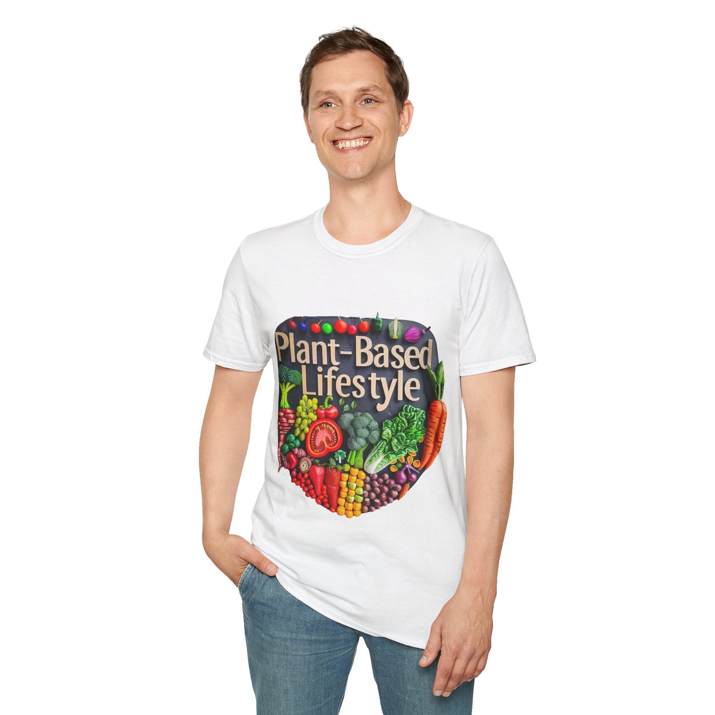 Plant Based Lifestyle #1 - Unisex Softstyle T-Shirt (UK)