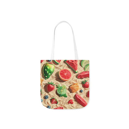 Summertime #5 - Polyester Canvas Tote Bag (AOP)