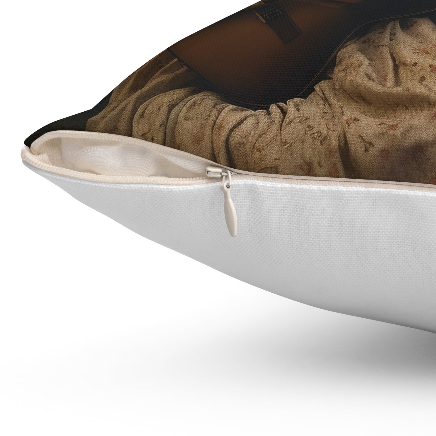 Folk Music #2  - Spun Polyester Pillow - USA